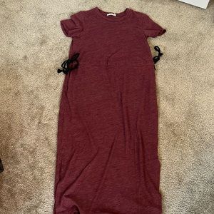 Lush Short sleeve Maxi dress